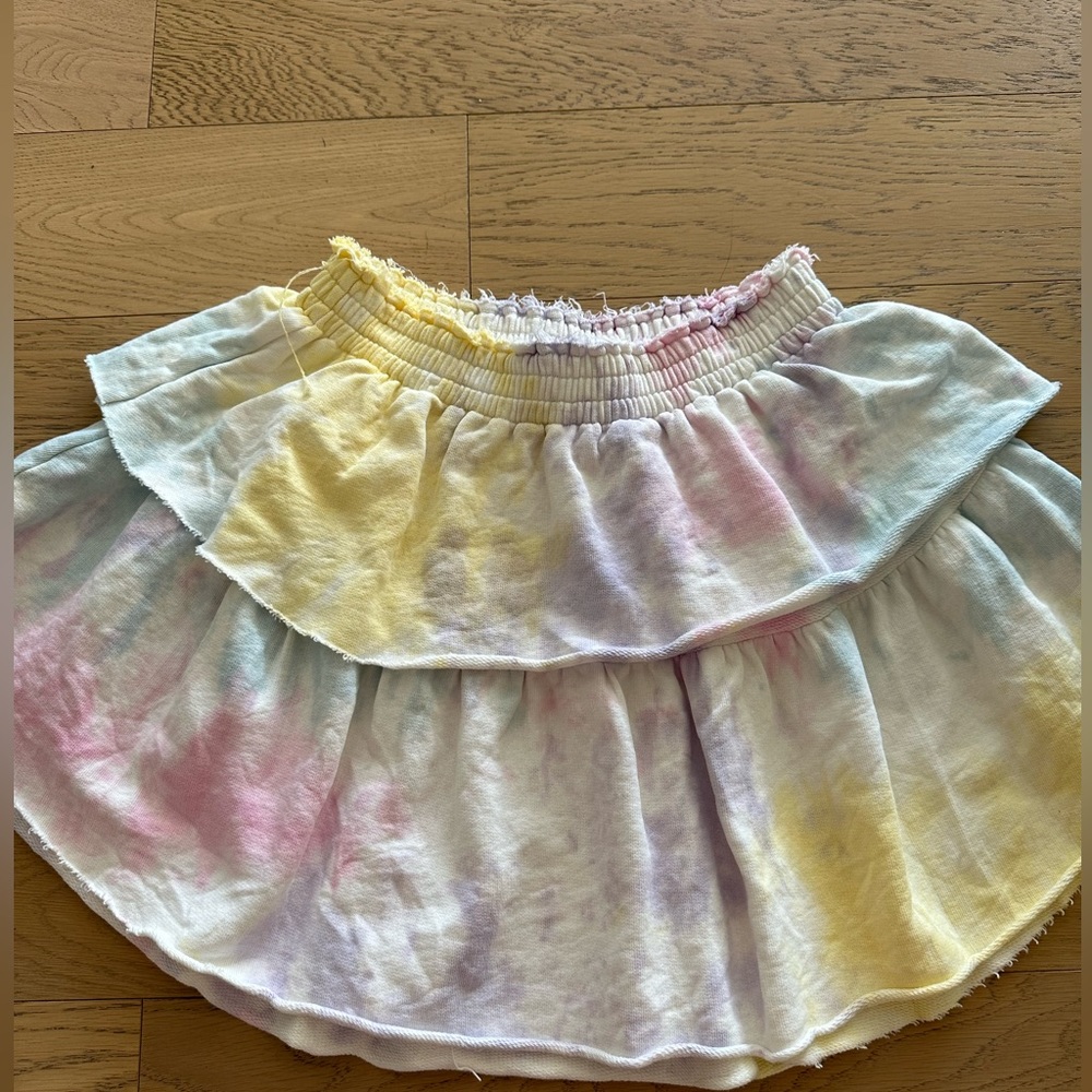 Love Shack Fancy Tie Dye Skirt size xs